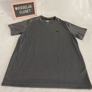 𝅺NIKE Dry Women'S Gray Short-Sleeve